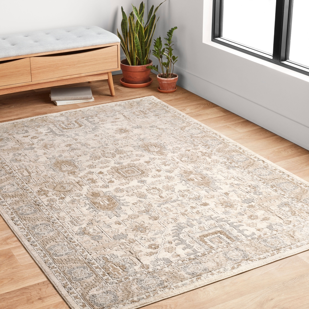 Anala Ivory 2'8 x 7'6 Rug - Thumbnail - Image 4