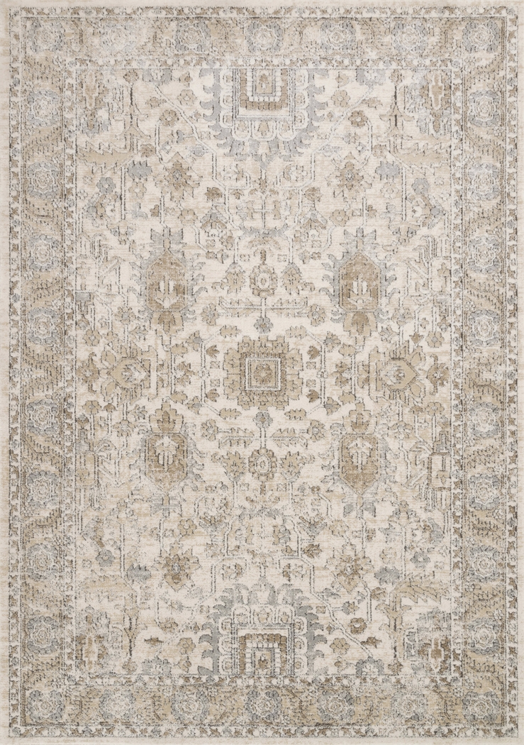 Anala Ivory 7'11 x 10'6 Rug - Thumbnail - Image 1
