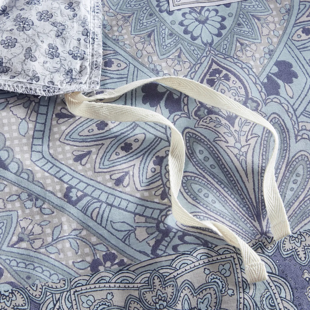 Analeah Blue 7 Pc King Duvet Cover Set - Thumbnail - Image 15