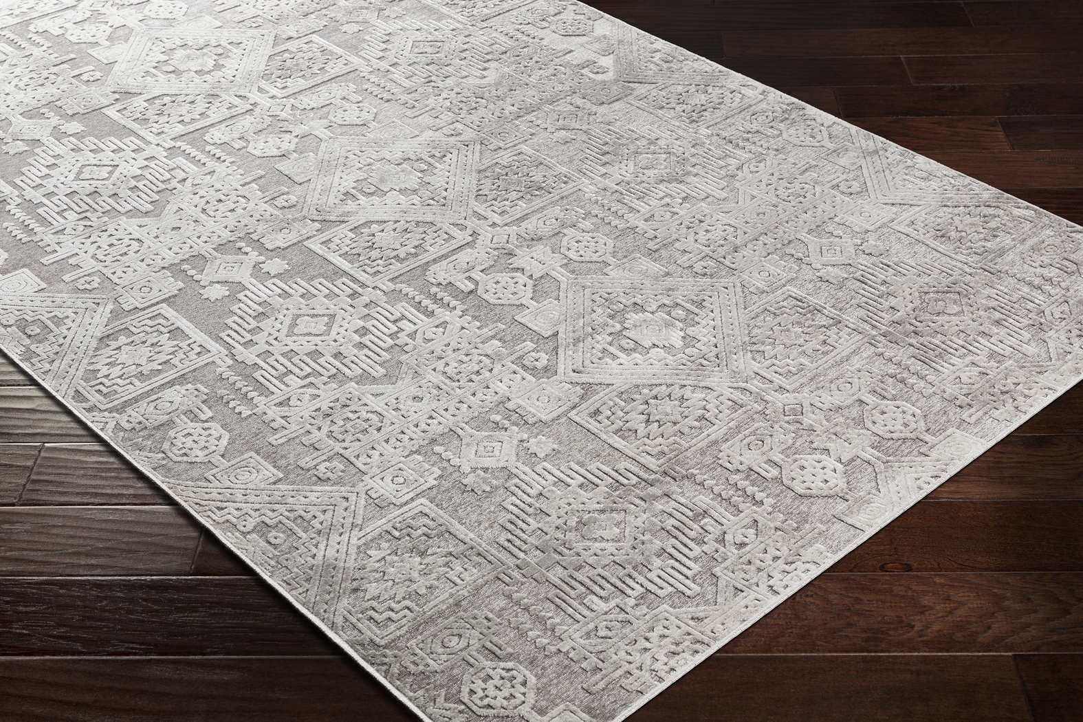 Analise Silver 6' x 7'9 Rug - Thumbnail - Image 2