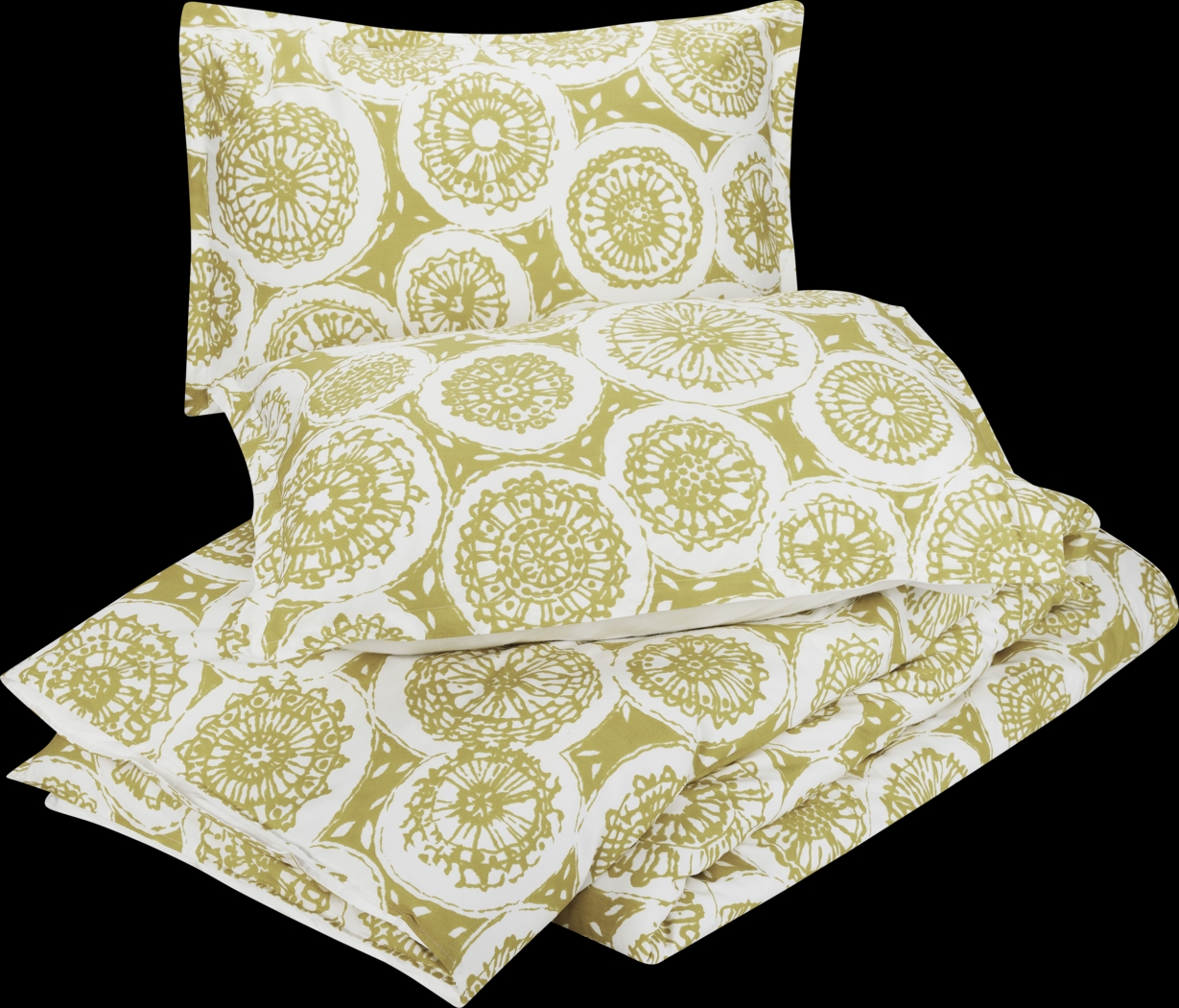 Anandale Yellow 3 Pc King Duvet Set - Thumbnail - Image 11