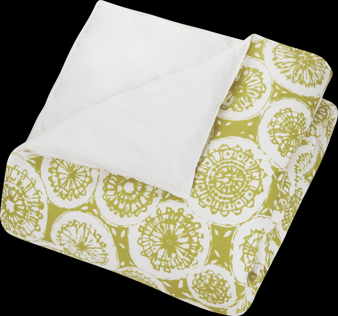 Anandale Yellow 3 Pc King Duvet Set - Thumbnail - Image 8