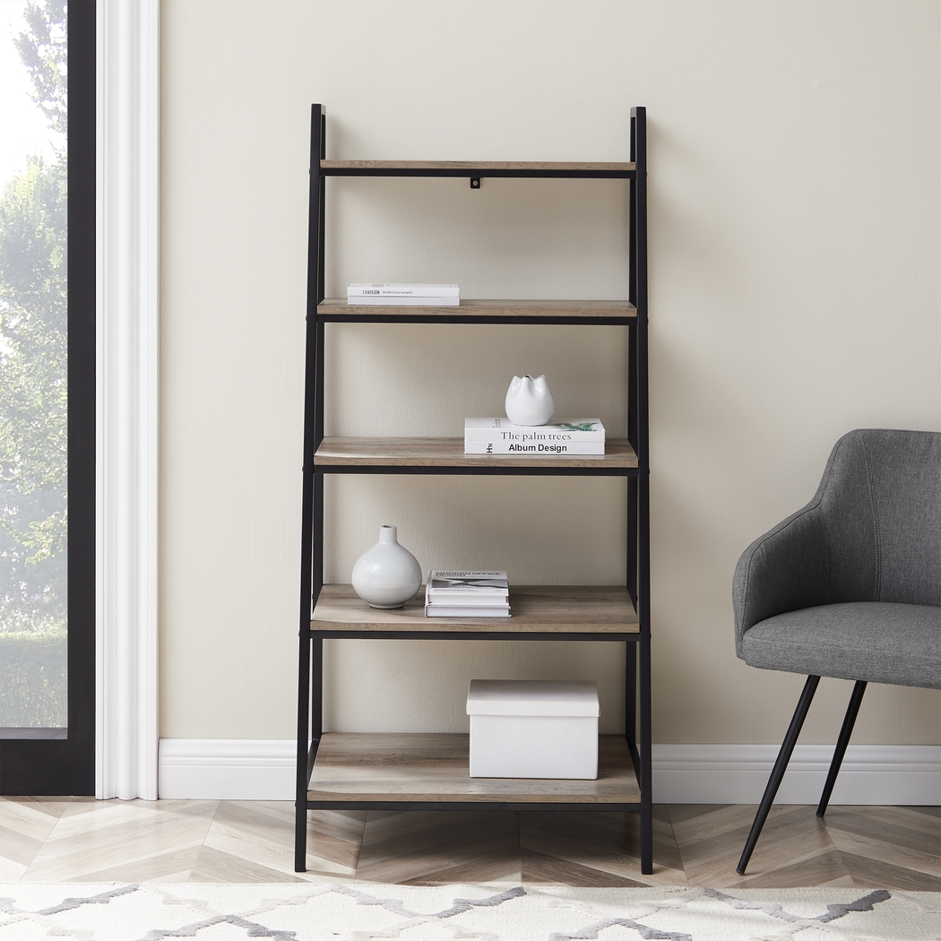 Anarose Gray Bookcase - Thumbnail - Image 3
