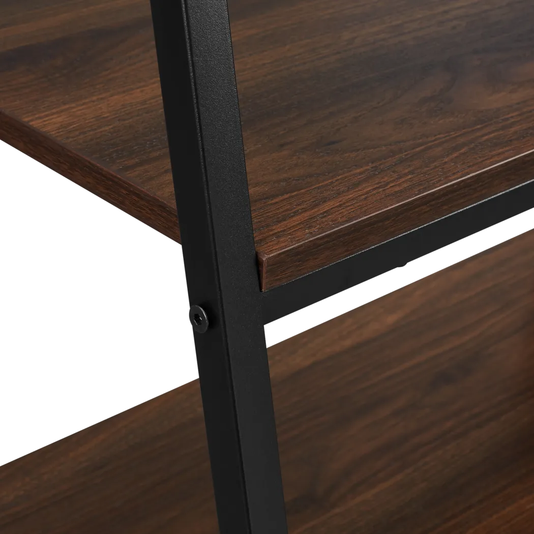 Anarose Walnut Bookcase - Thumbnail - Image 4