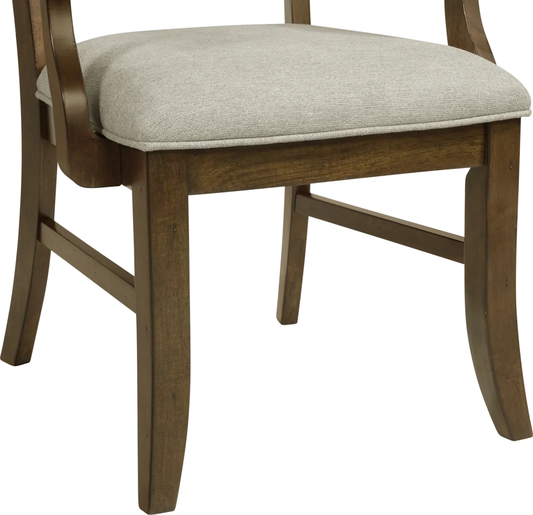 Anastas Brown Arm Chair - Thumbnail - Image 5