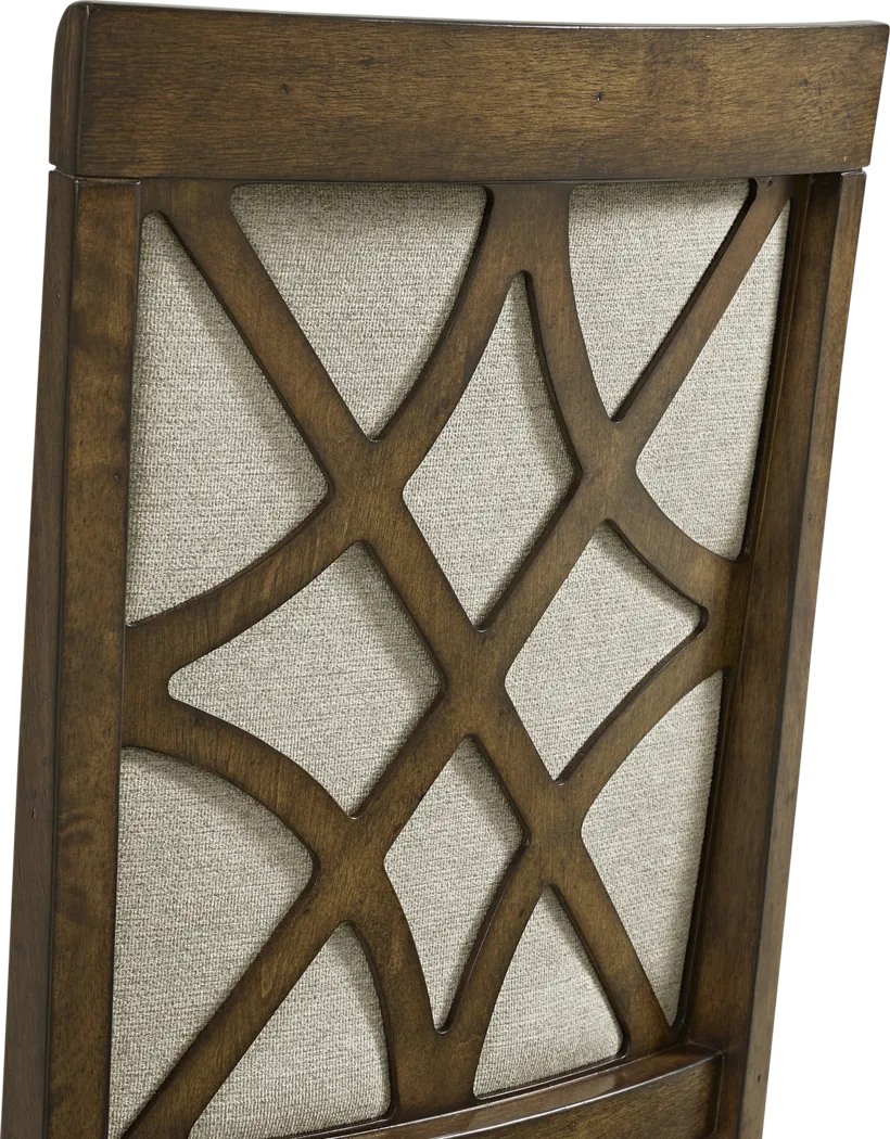 Anastas Brown Side Chair, Set of 2 - Thumbnail - Image 5