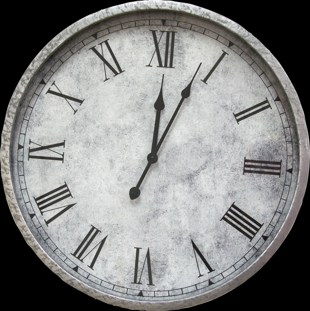 Anastasas Gray Wall Clock - Thumbnail - Image 1