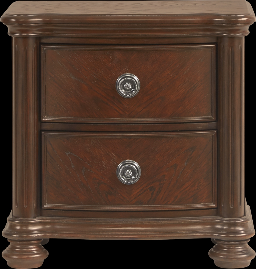 Anastasia Brown 7 Pc King Panel Bedroom - Thumbnail - Image 6