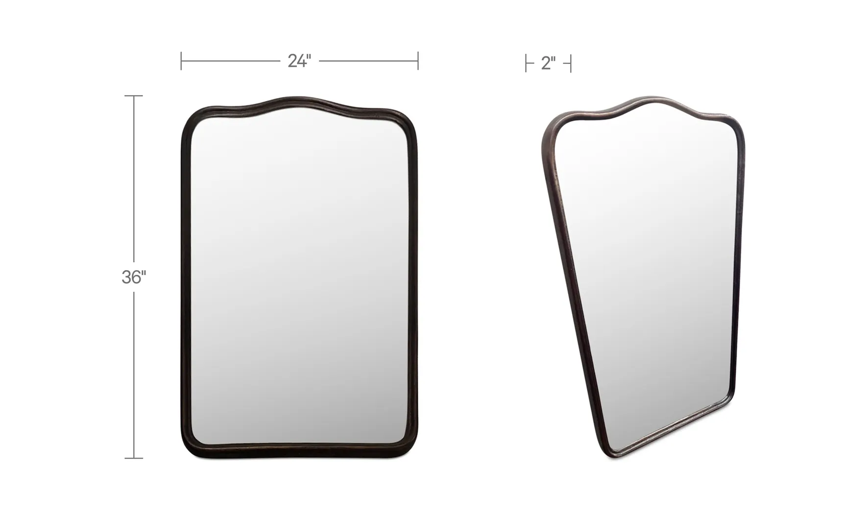 Anatole Brown Mirror - Thumbnail - Image 3