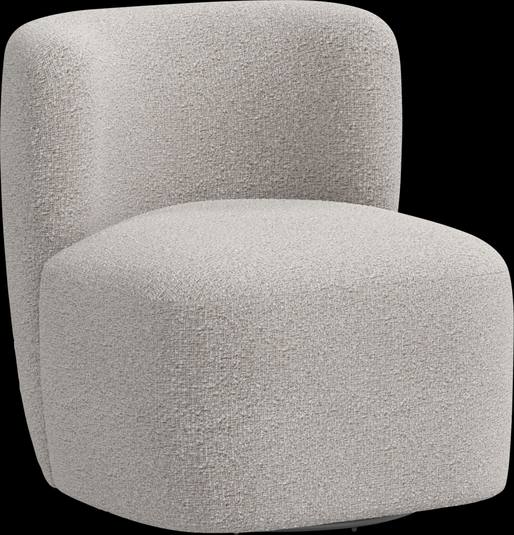 Anaua Gray Swivel Accent Chair - Thumbnail - Image 1