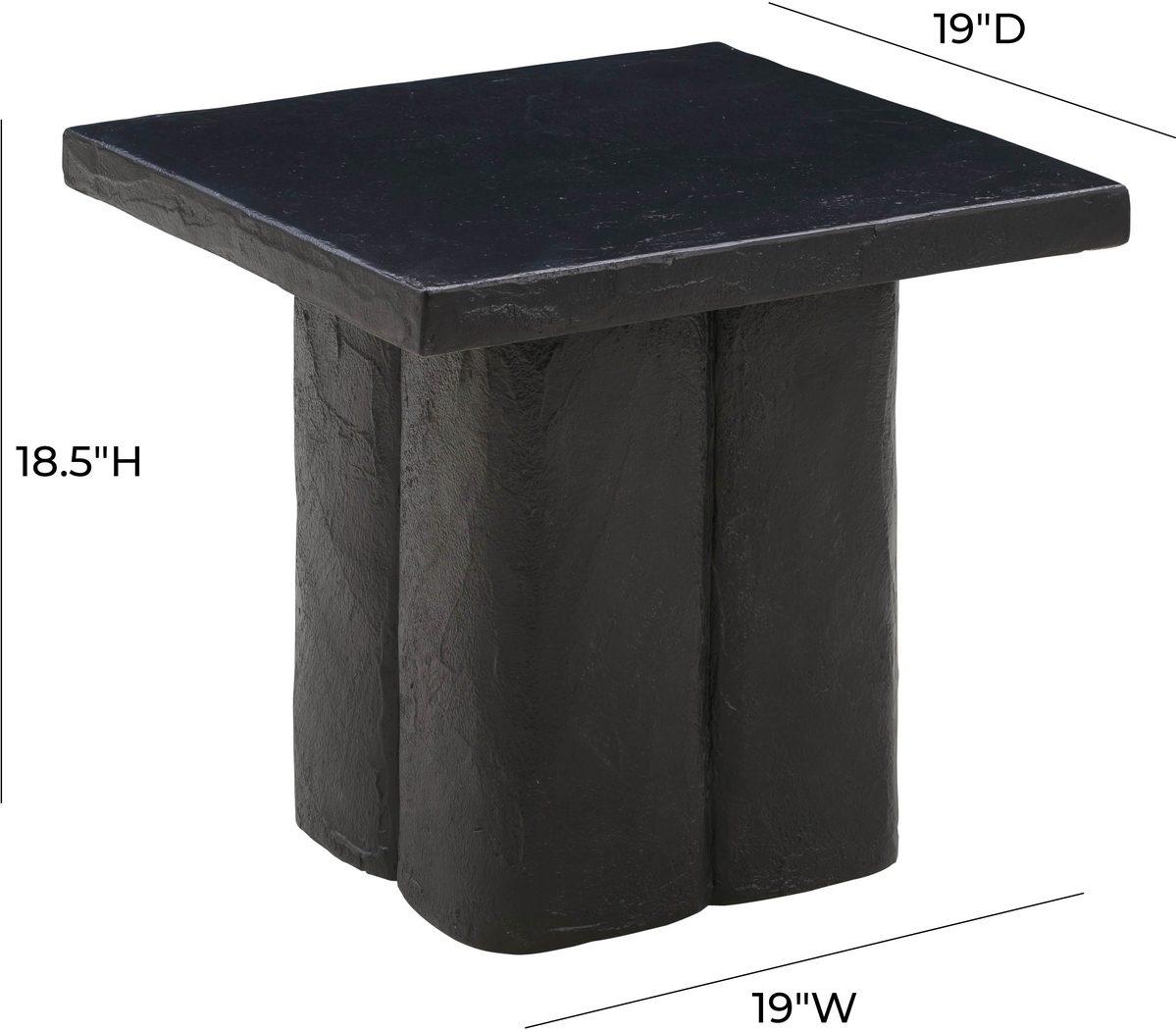 Anayla Black Side Table - Thumbnail - Image 6