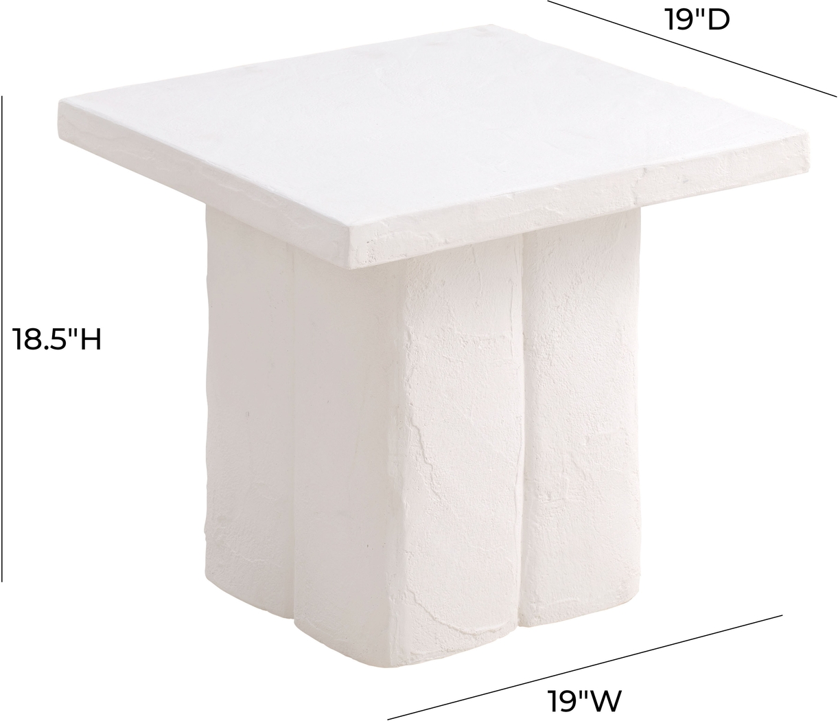 Anayla White Side Table - Thumbnail - Image 6