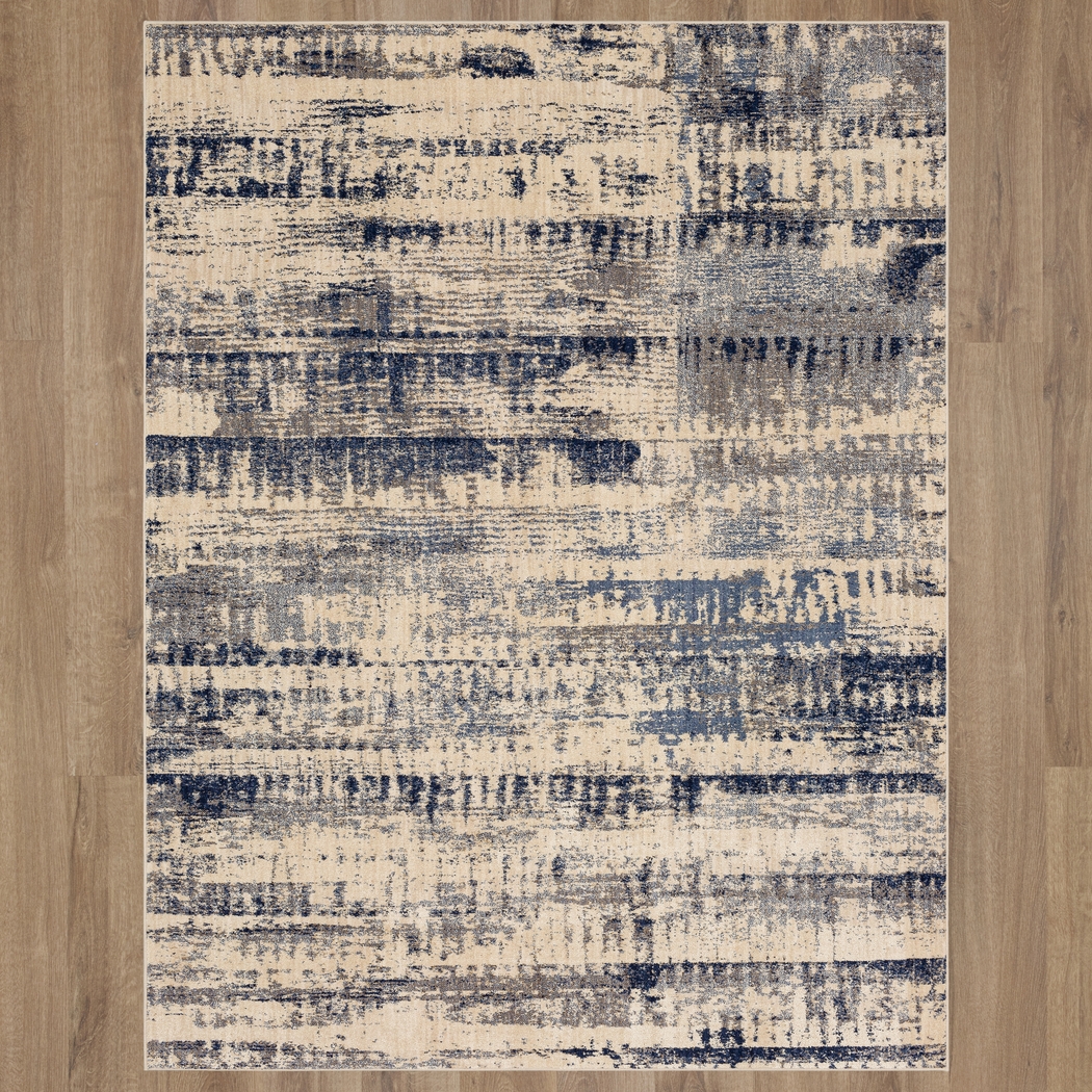 Anburn Blue 8' x 11' Rug - Thumbnail - Image 4