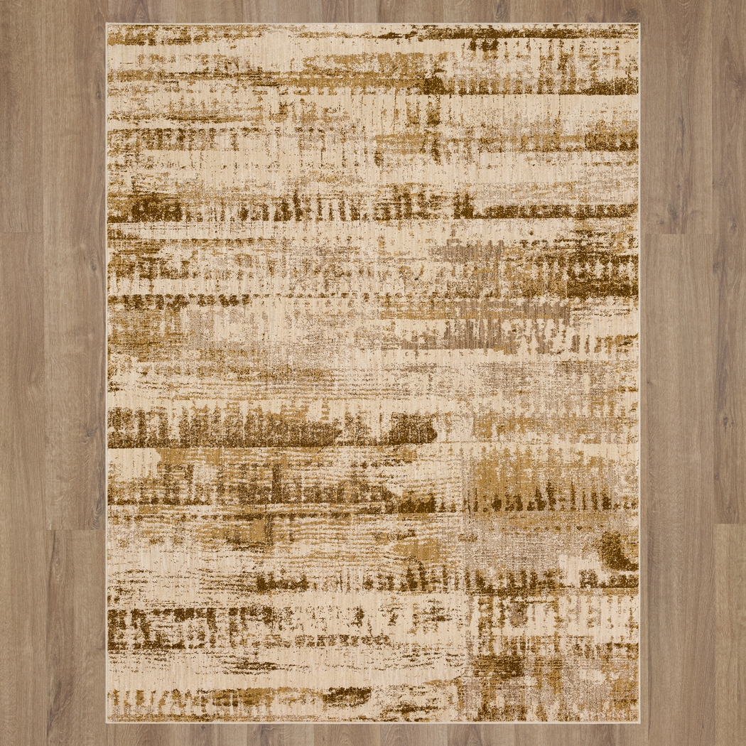 Anburn Gold 8' x 11' Rug - Thumbnail - Image 5