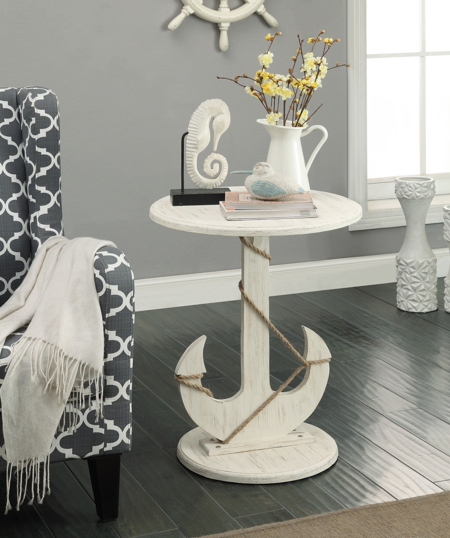 Anchors Away White Accent Table - Thumbnail - Image 2
