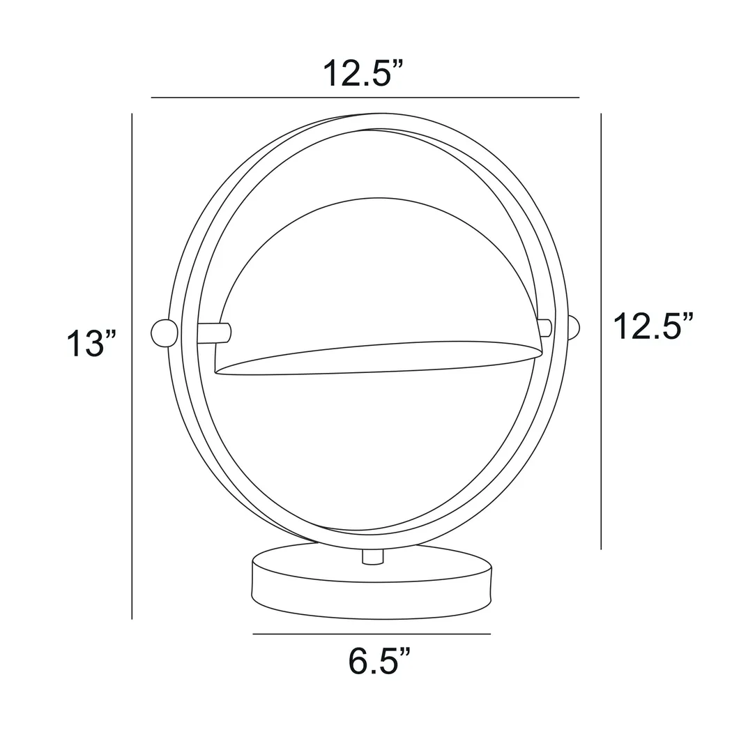 Ancroft Circle Brass Lamp - Thumbnail - Image 4