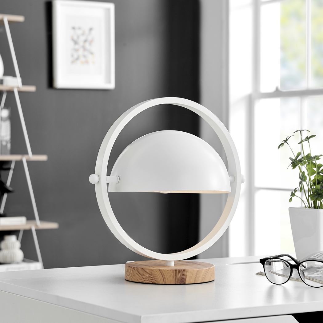 Ancroft Circle White Lamp - Thumbnail - Image 2