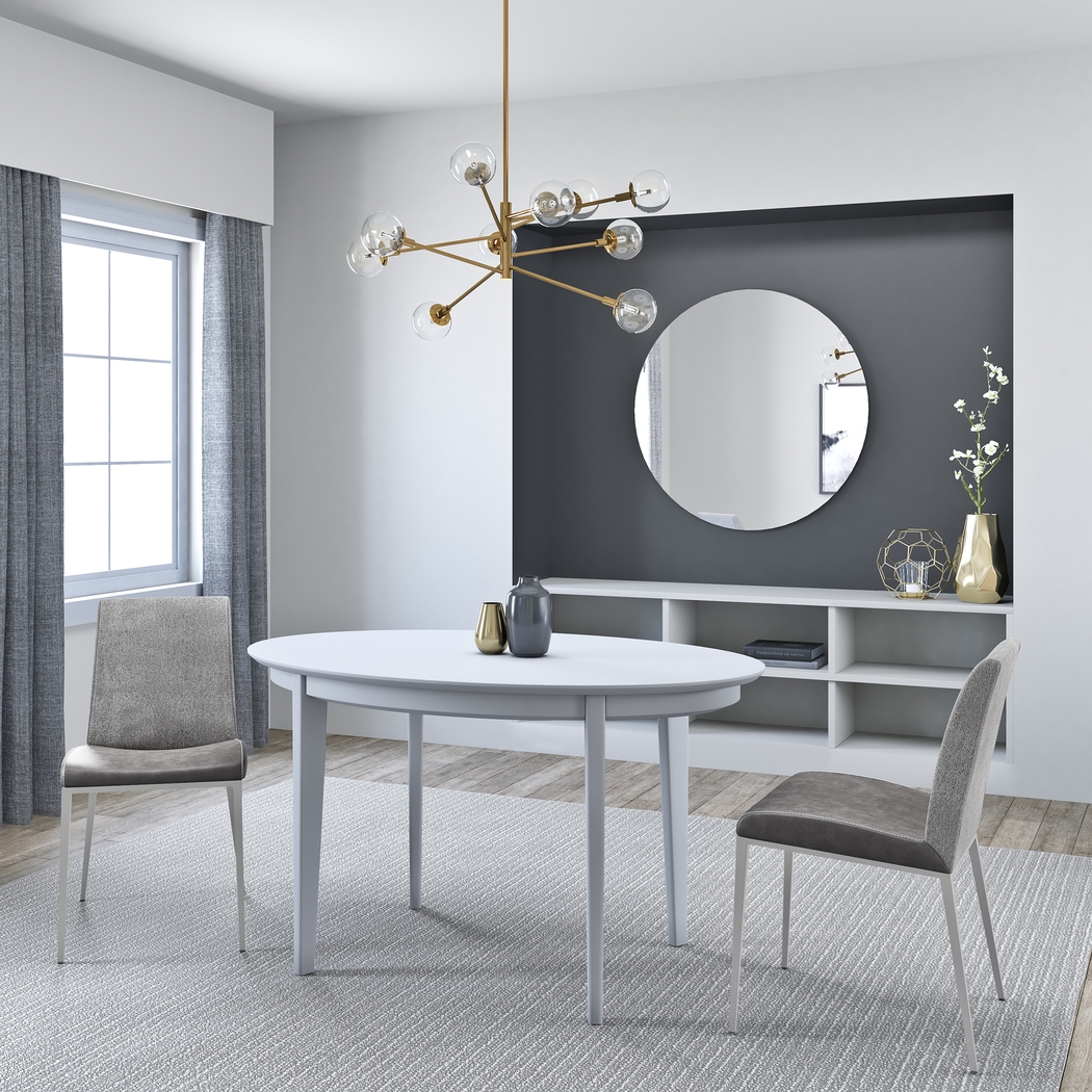 Ancrum White Dining Table - Thumbnail - Image 2