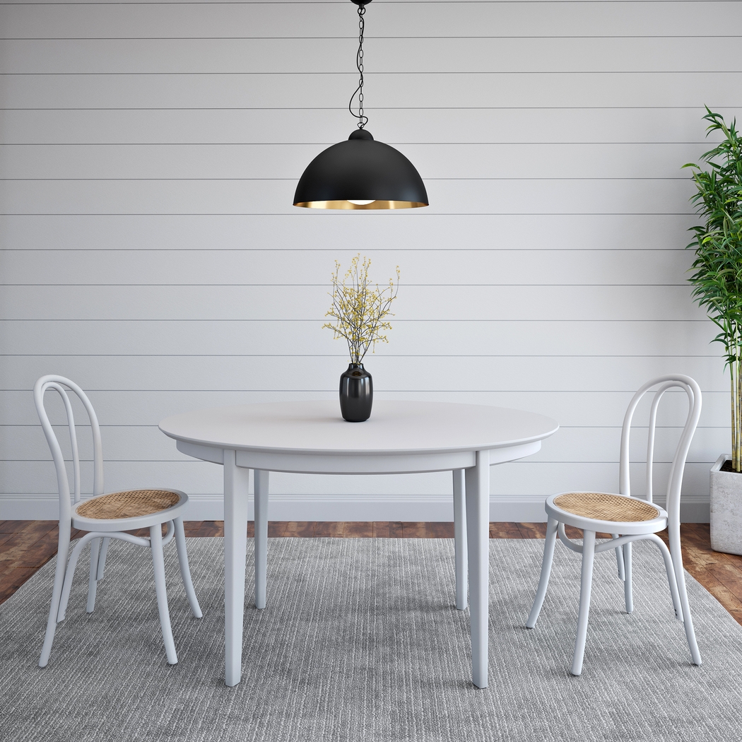 Ancrum White Dining Table - Thumbnail - Image 4