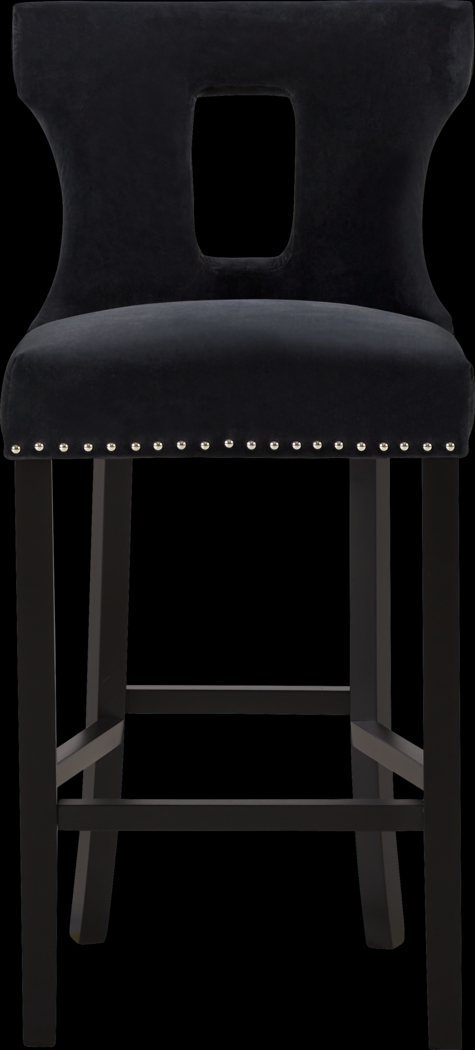 Andalasia Black Barstool - Thumbnail - Image 2