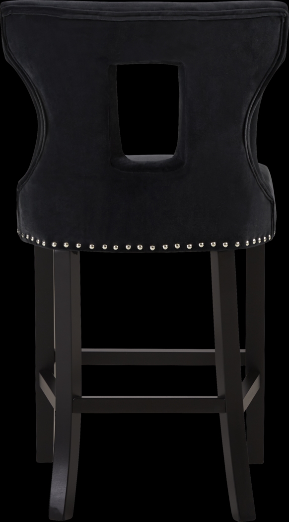 Andalasia Black Counter Height Stool - Thumbnail - Image 3