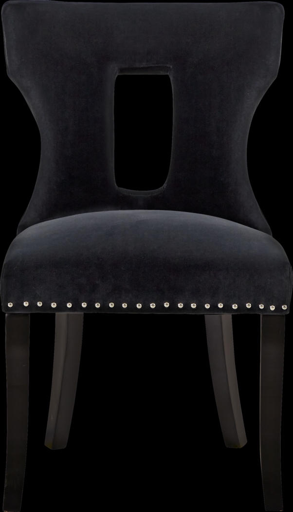 Andalasia Black Side Chair - Thumbnail - Image 2