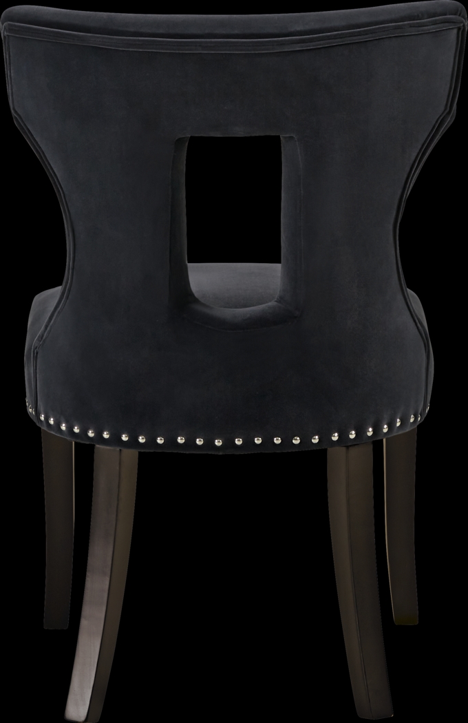 Andalasia Black Side Chair - Thumbnail - Image 3