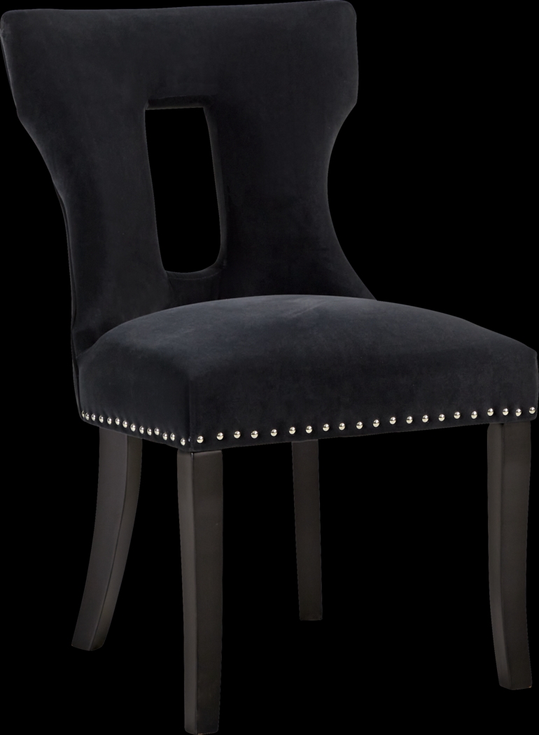 Andalasia Black Side Chair - Thumbnail - Image 1