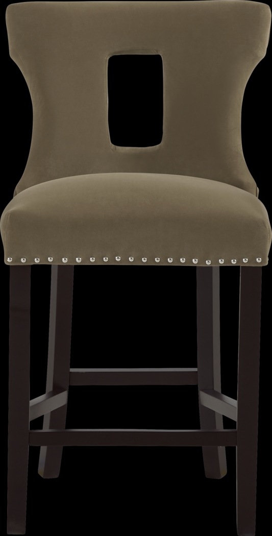 Andalasia Brown Counter Height Stool - Thumbnail - Image 2