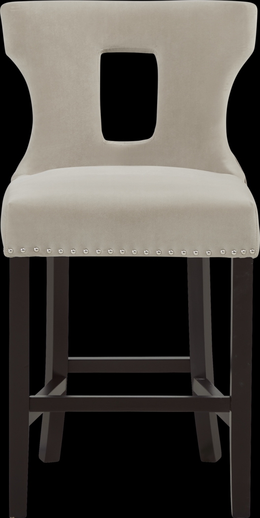 Andalasia Cream Counter Height Stool - Thumbnail - Image 2