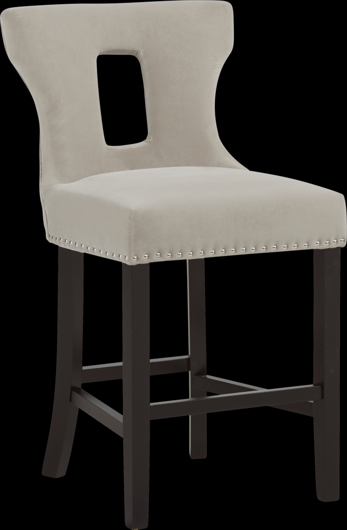 Andalasia Cream Counter Height Stool - Thumbnail - Image 1