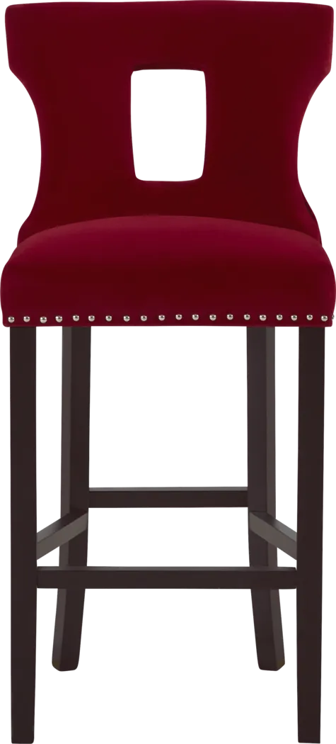 Andalasia Red Barstool - Thumbnail - Image 2