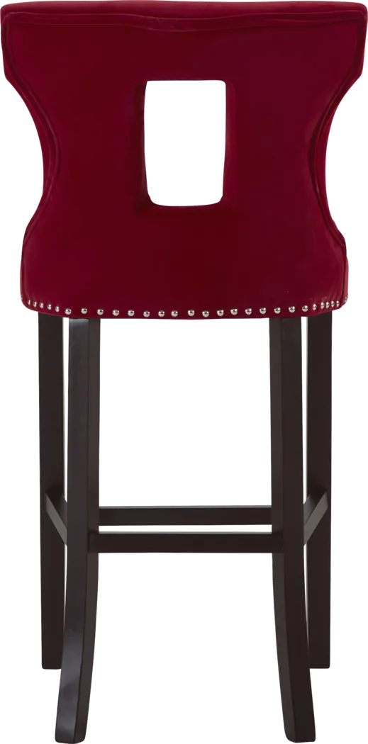 Andalasia Red Barstool - Thumbnail - Image 3
