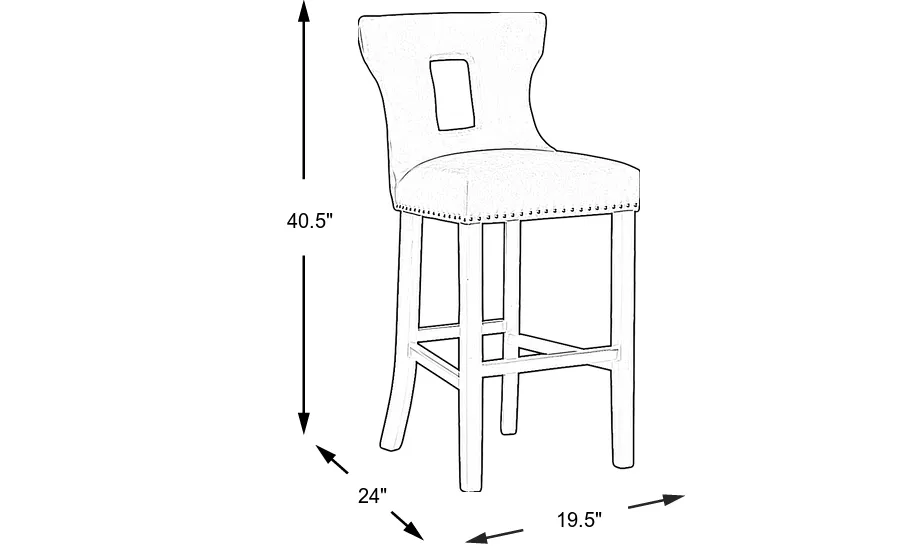 Dimension Image. Please refer to the Dimension Tab on this page for dimension details.