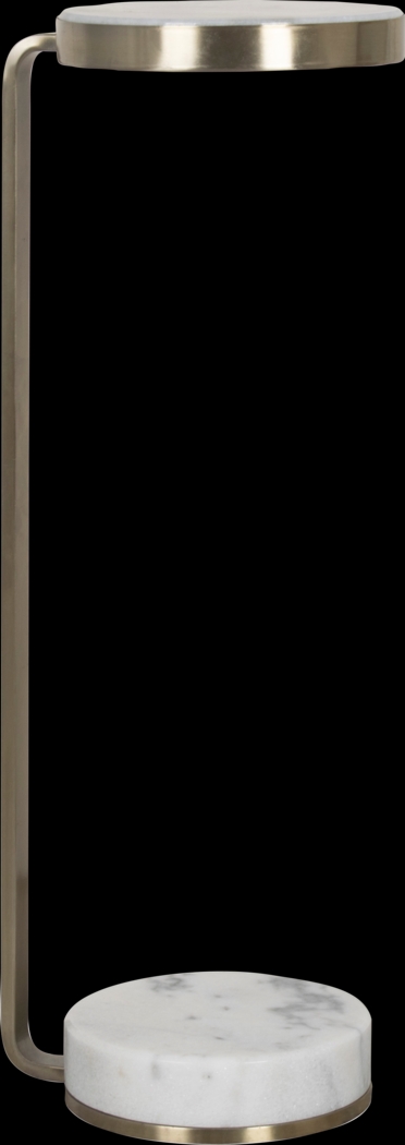 Andarella White Accent Table - Thumbnail - Image 1