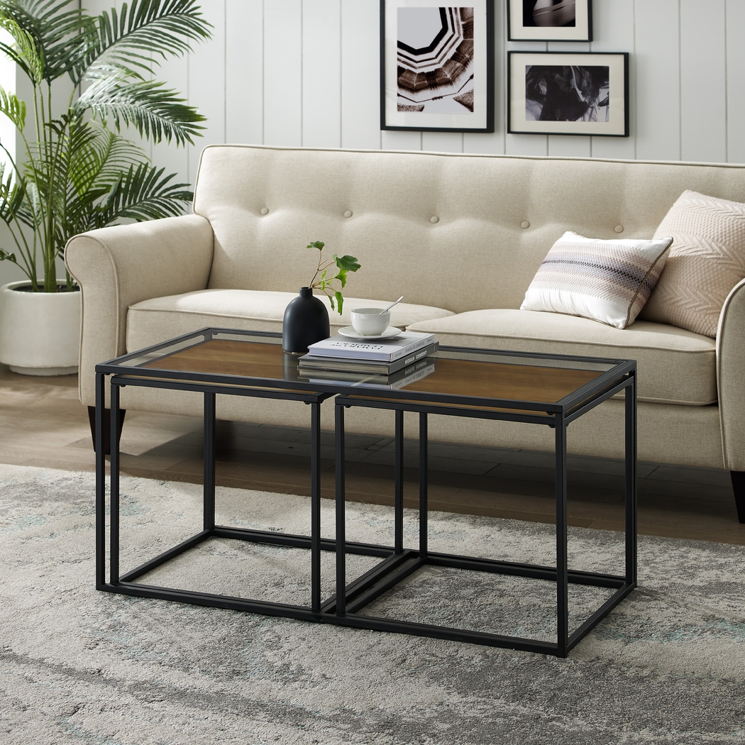 Andelle Brown Nesting Cocktail Table, Set of 3 - Thumbnail - Image 4