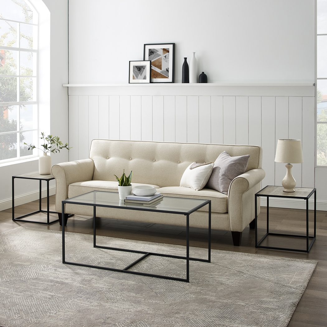 Andelle Gray Nesting Cocktail Table, Set of 3 - Thumbnail - Image 4