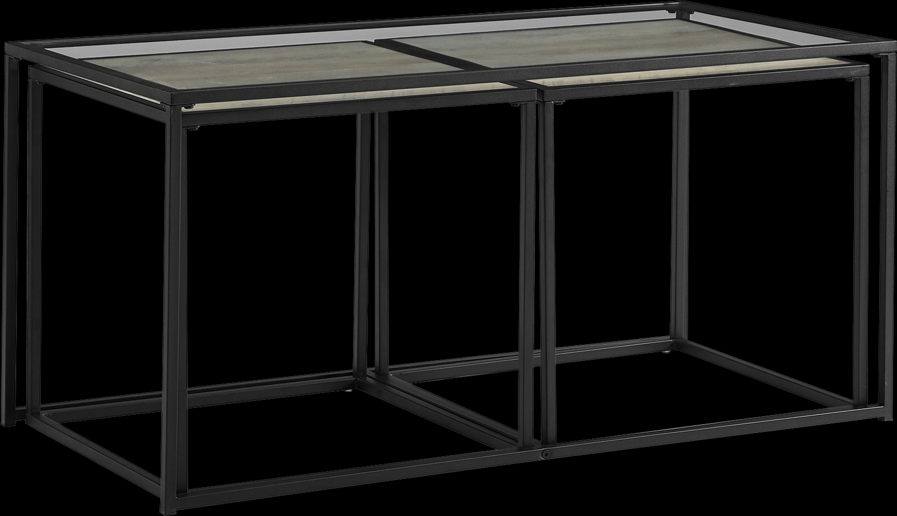 Andelle Gray Nesting Cocktail Table, Set of 3 - Thumbnail - Image 1