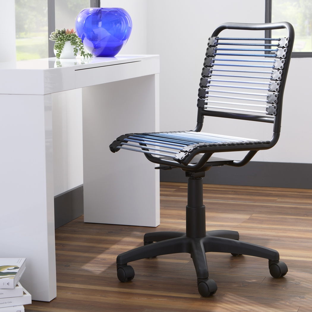 Andenes I Blue Office Chair - Thumbnail - Image 2