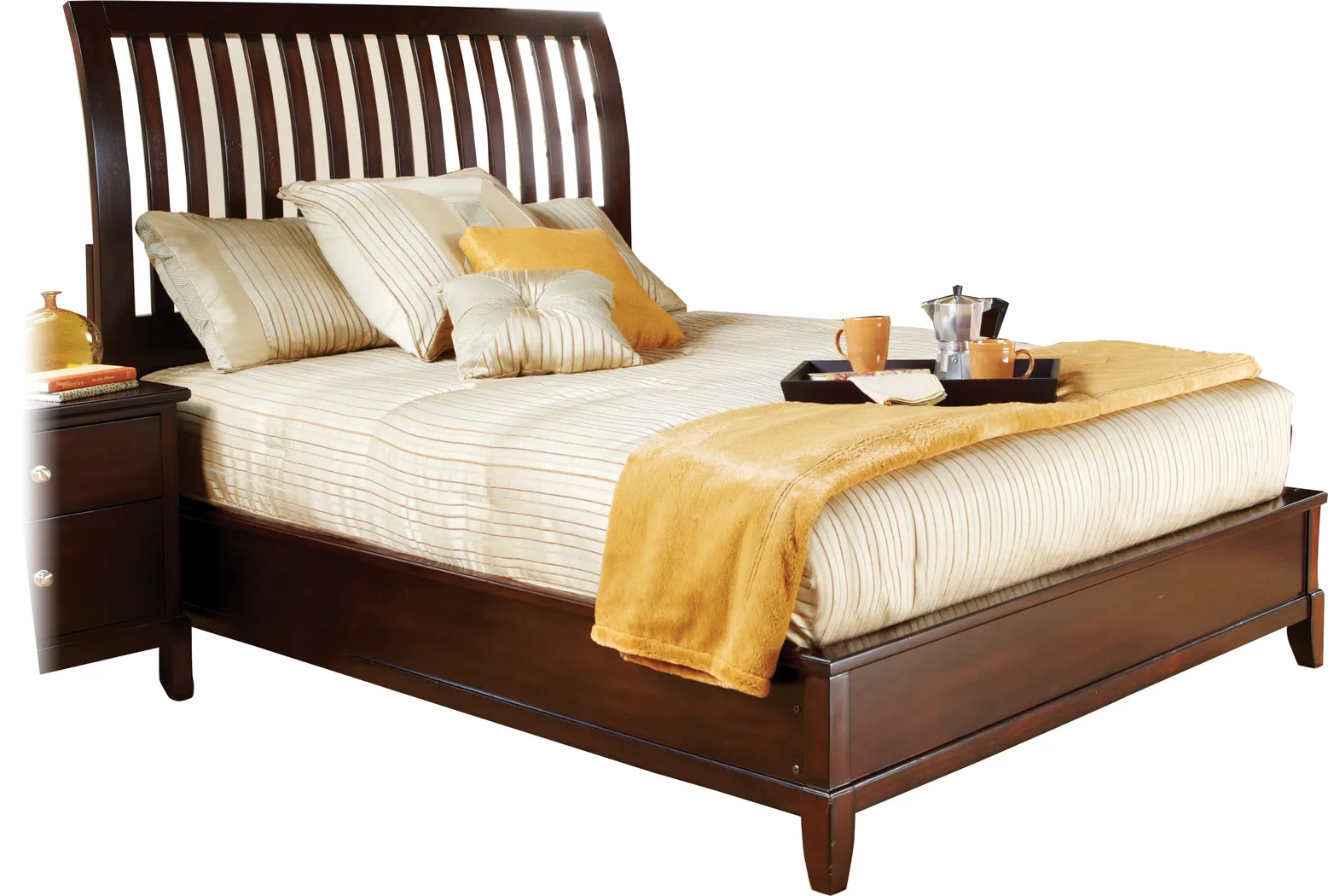 Anderson 3 Pc Slat King Bed - Thumbnail - Image 1