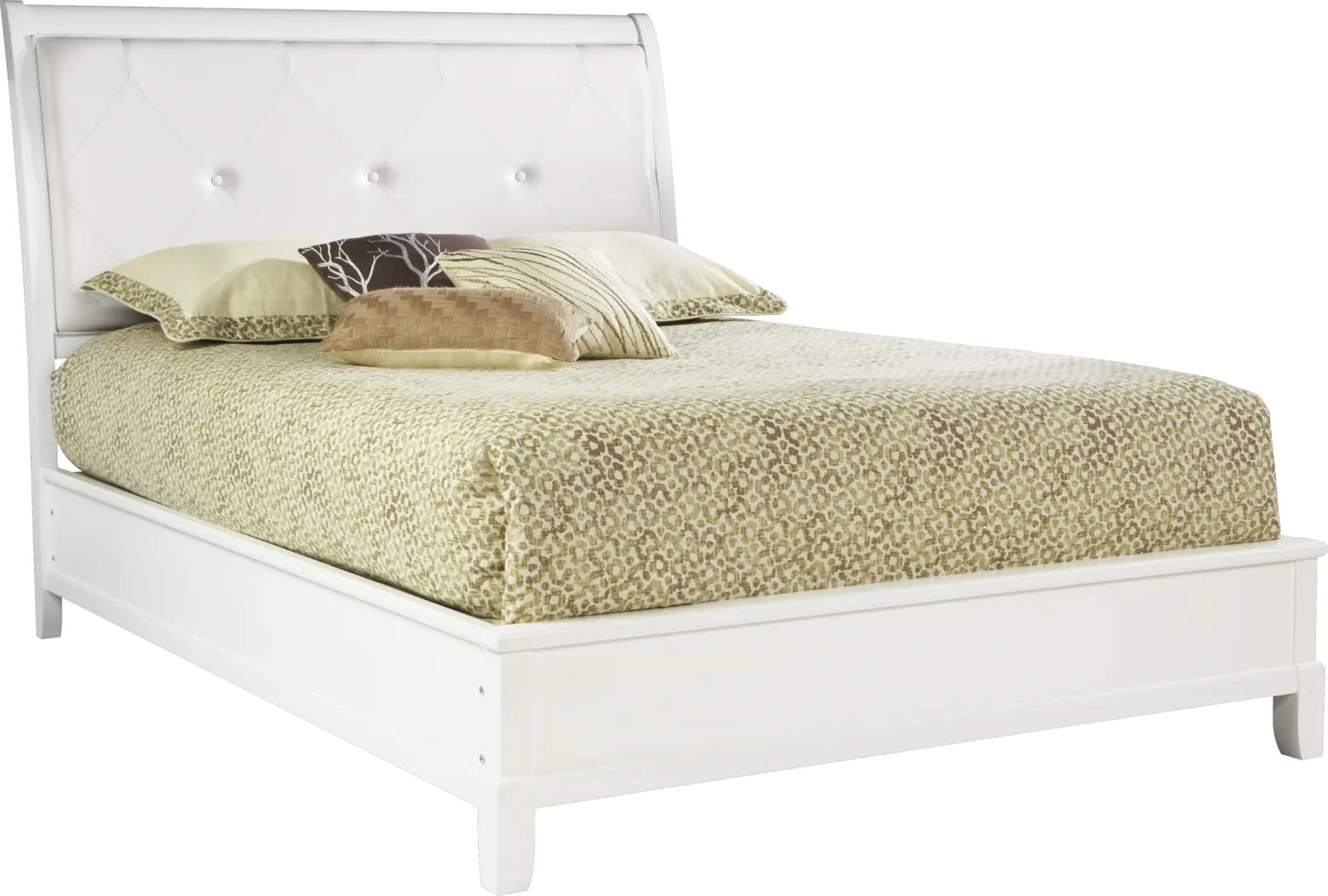 Anderson White 3 Pc Upholstered King Bed - Thumbnail - Image 2