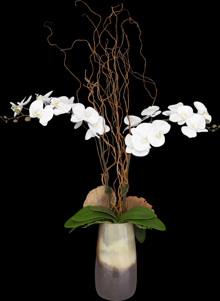 Andile White Silk Floral - Thumbnail - Image 1