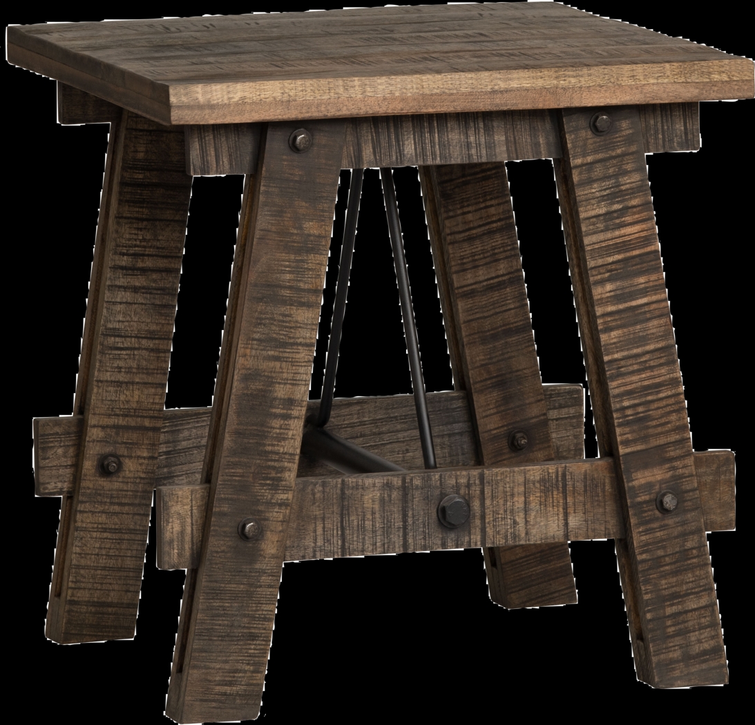 Andissa Dark Brown End Table - Thumbnail - Image 1