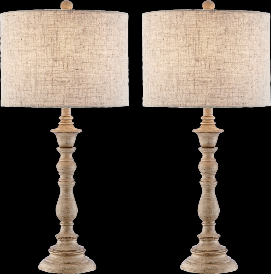 Andora Drive Brown Table Lamps, Set of 2 - Thumbnail - Image 1