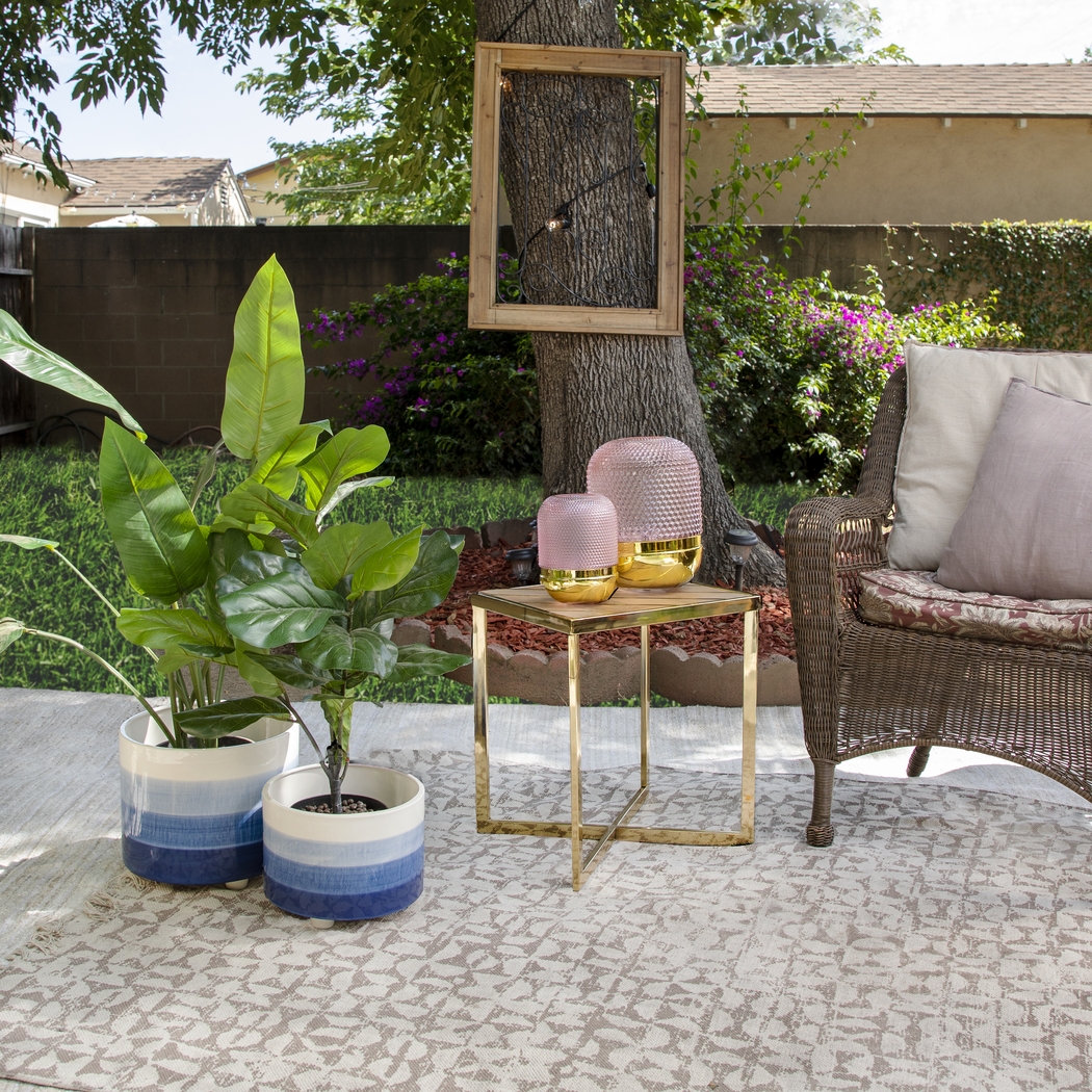 Andova Blue Planter, Set of 2 - Thumbnail - Image 5