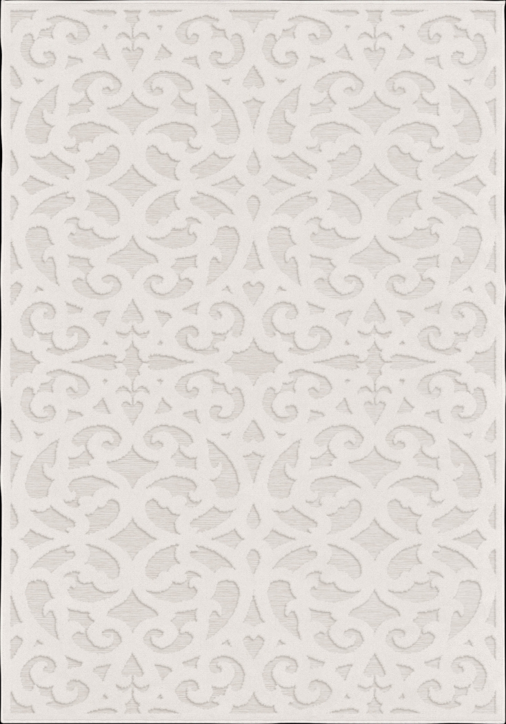 Andrei Off-White 7'9 x 10'10 Indoor/Outdoor Rug - Thumbnail - Image 1