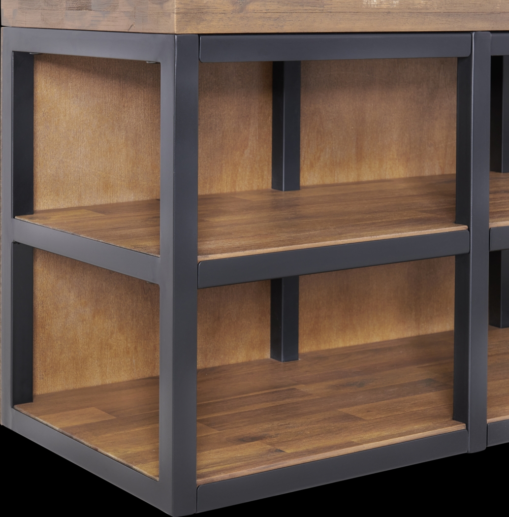 Andrex Brown Hall Tree with Bench - Thumbnail - Image 3