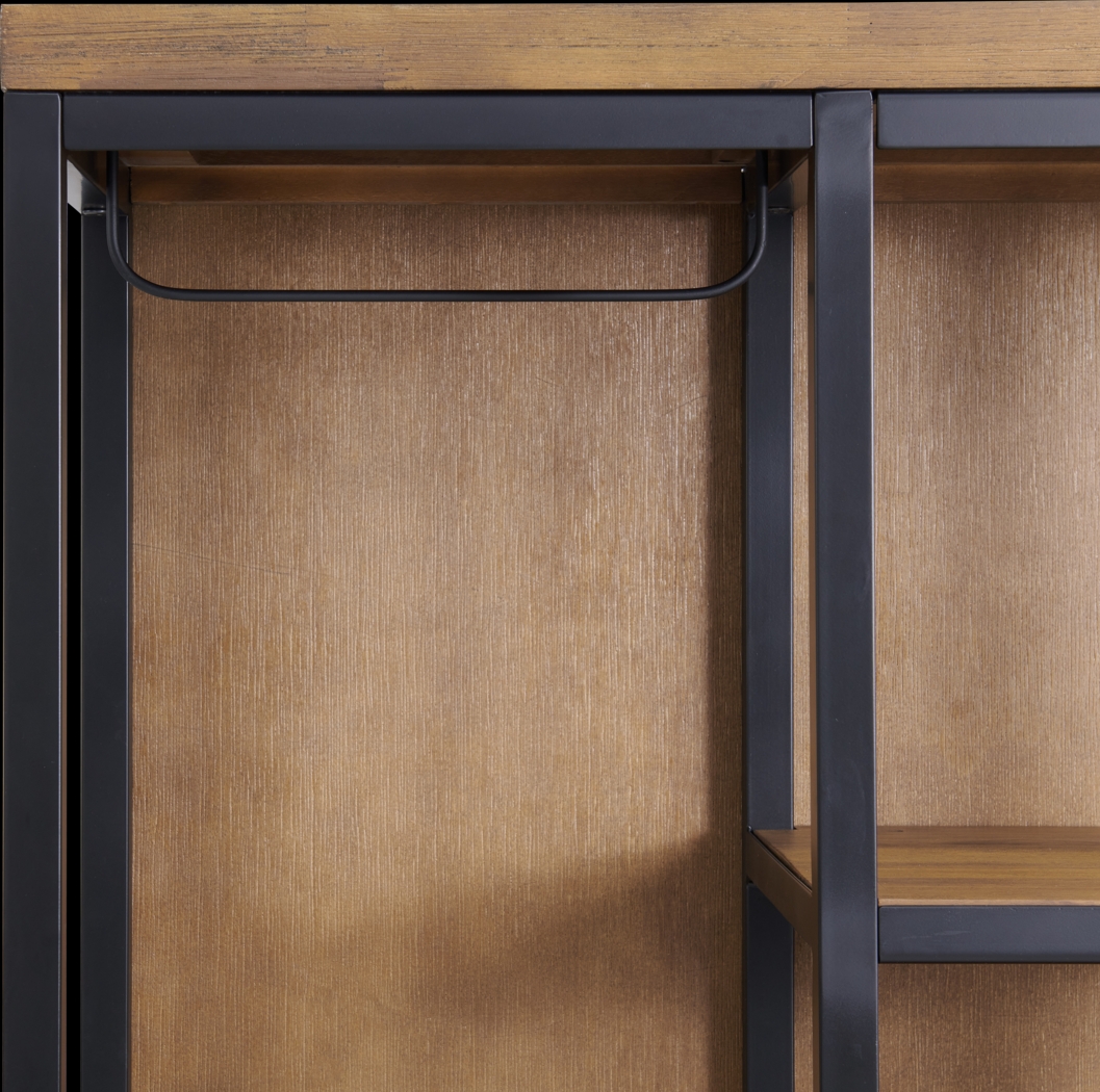 Andrex Brown Hall Tree with Bench - Thumbnail - Image 4