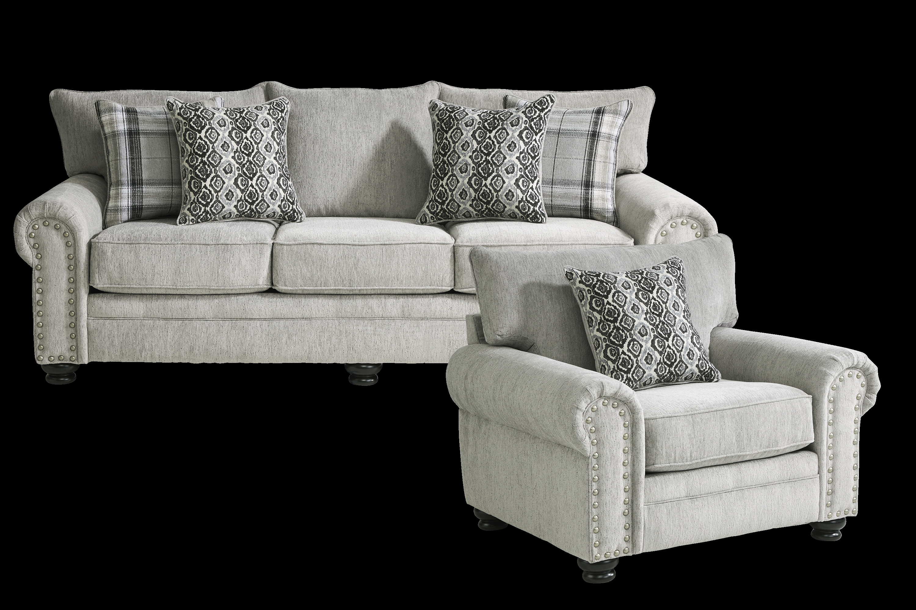 Andrina Avenue Gray Chair - Thumbnail - Image 2
