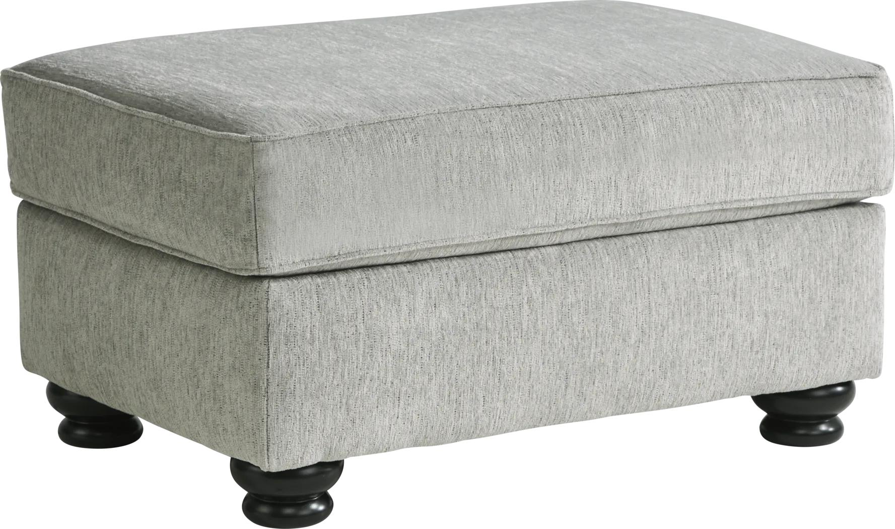 Andrina Avenue Gray Ottoman - Thumbnail - Image 1